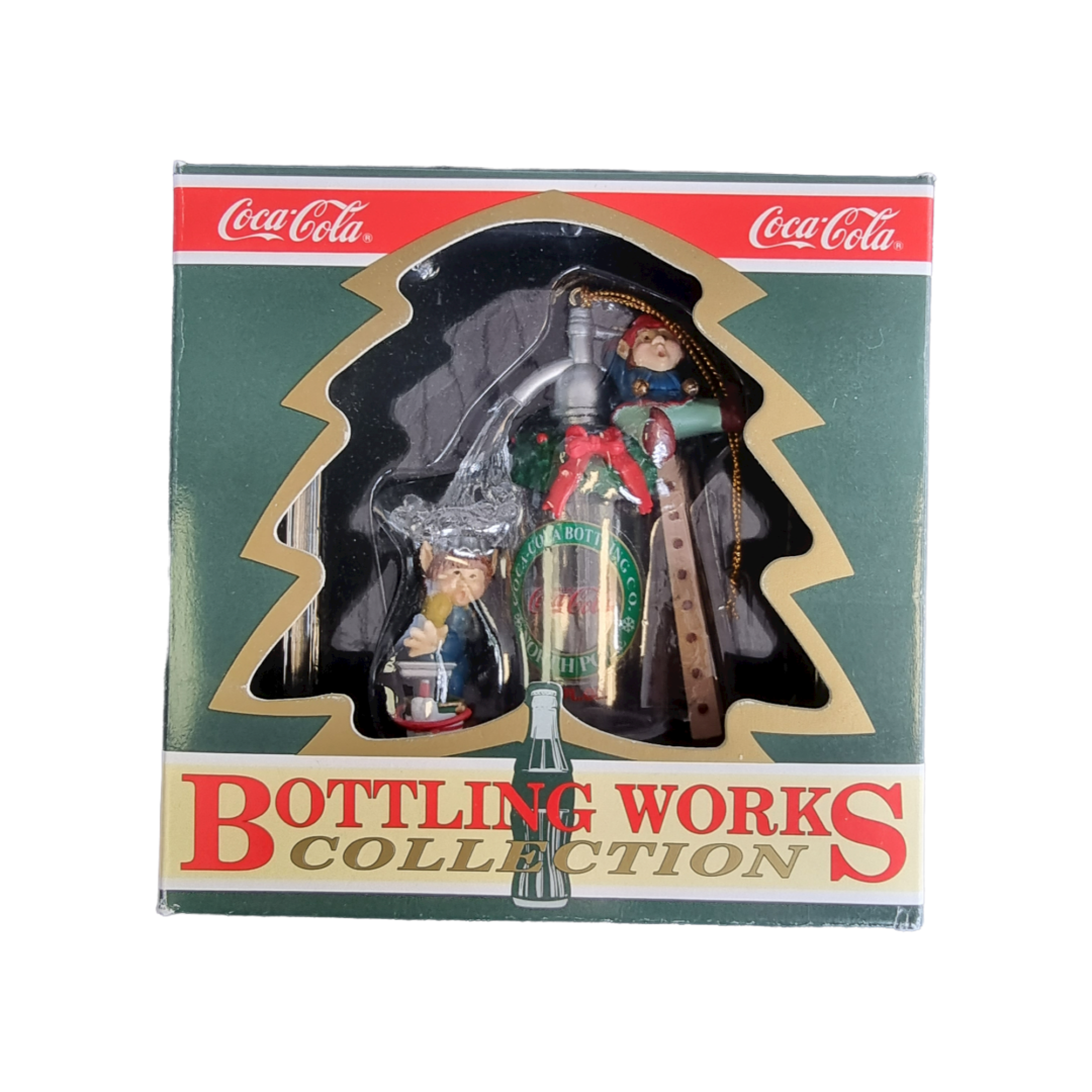 Coca Cola Bottling Works Collection - Christmas Ornament Santa's Refreshment