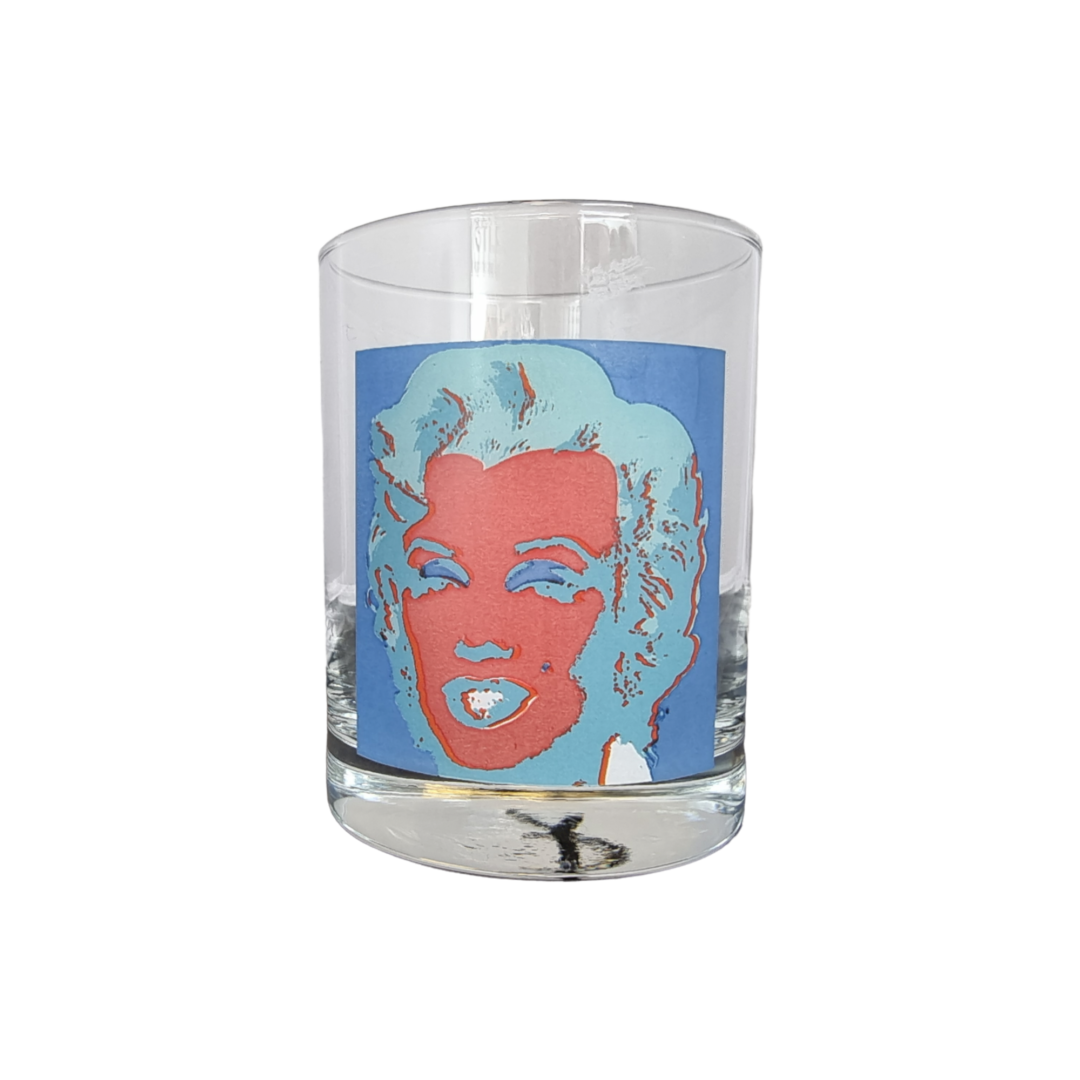 Marilyn Monroe Andy Warhol glas blauw