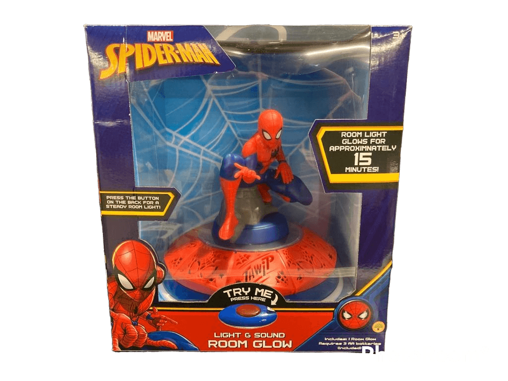 Spiderman light and sound room glow