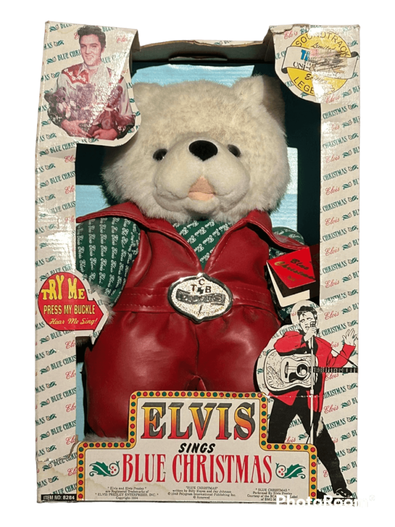 Elvis Presley musical bear zingt “Blue Christmas” Taipow
