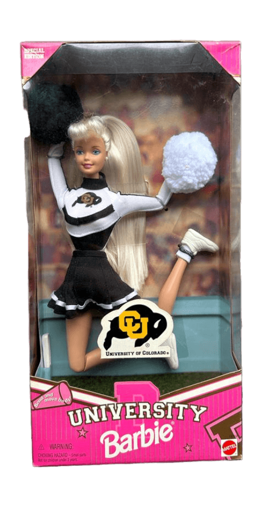 University Barbie University of Colorado cheerleader