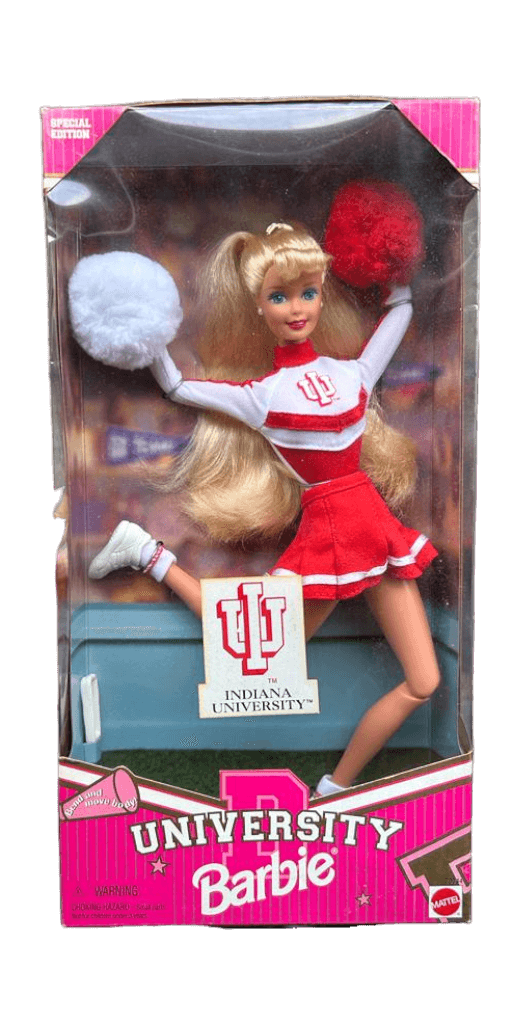 University Barbie cheerleader indiana university