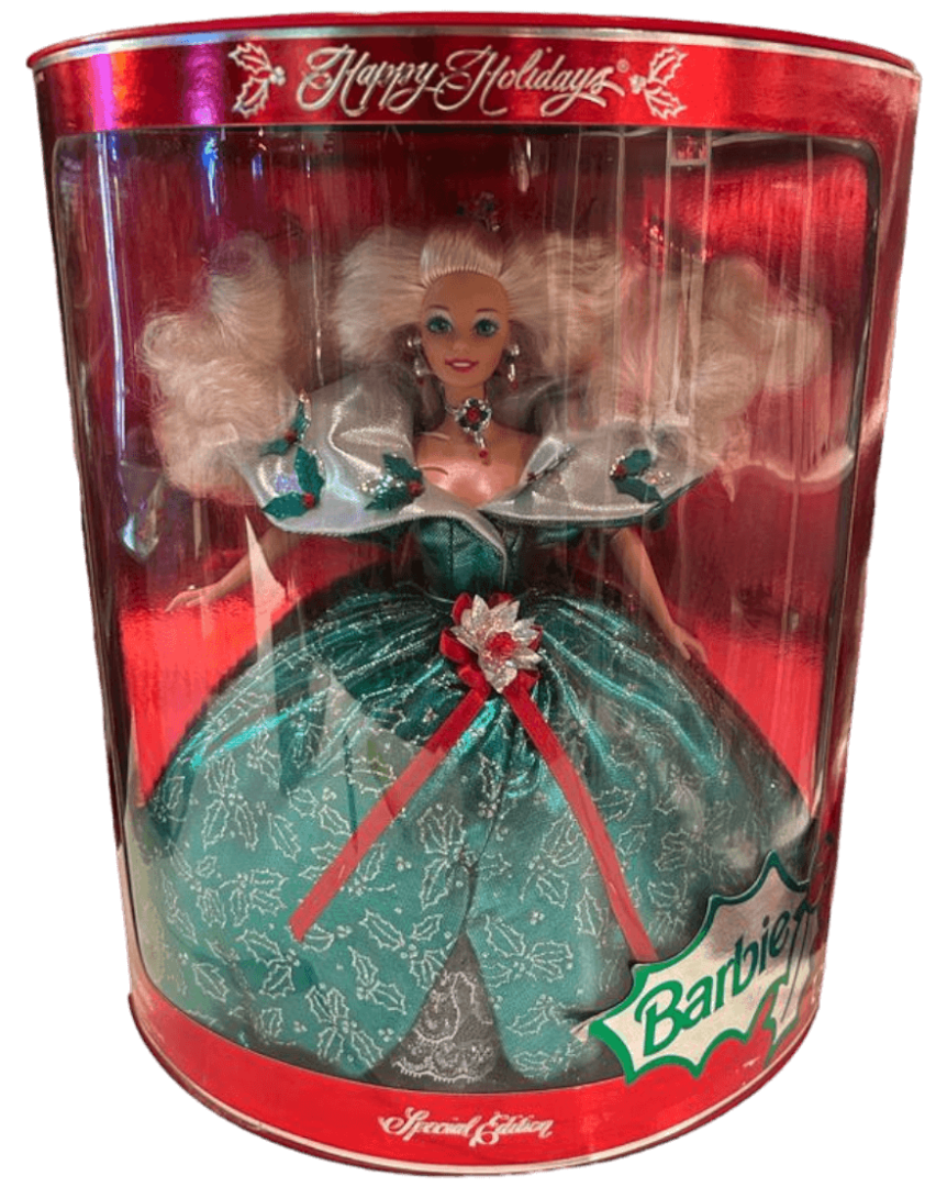 happy holidays 1995 barbie doll