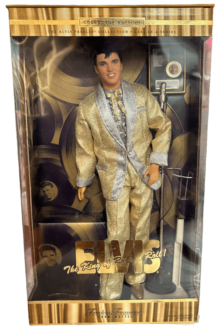 ELVIS THE KING OF ROCK & ROLL COLLECTOR EDITION 2001 MATTEL