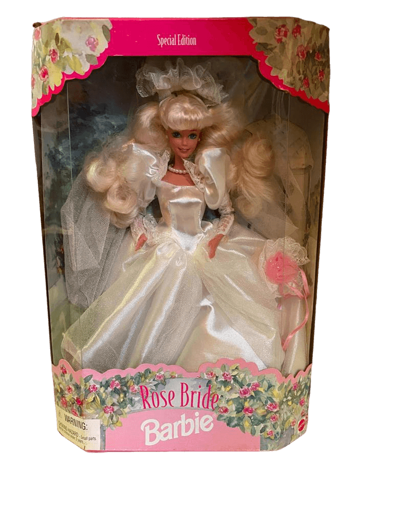 Rose bride barbie