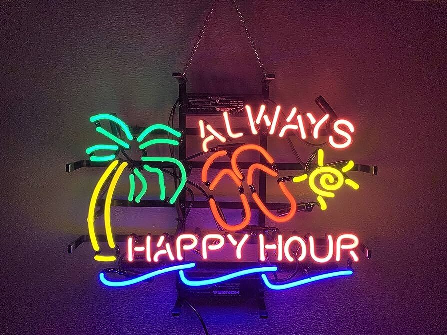 always happy hour neon verlichting