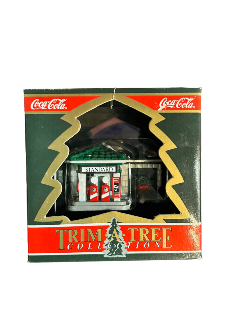 coca cola trim a tree collection gasstation