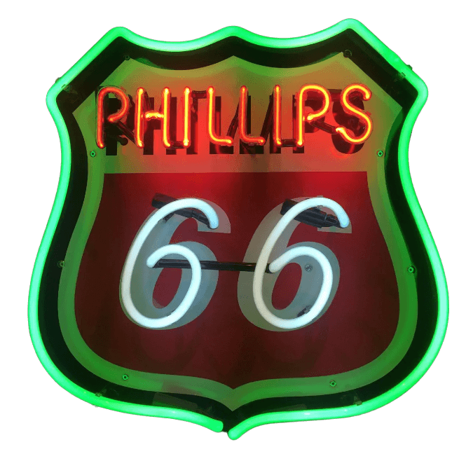 phillips route 66 neon verlichting