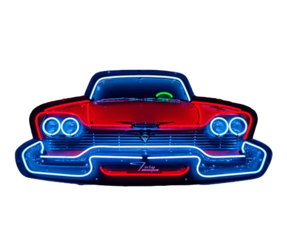 plymouth fury grill xl neon verlichting