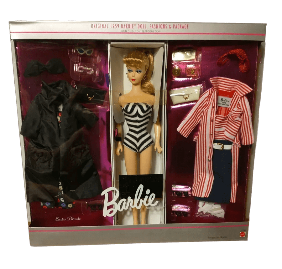 repro 1959 barbie gift box