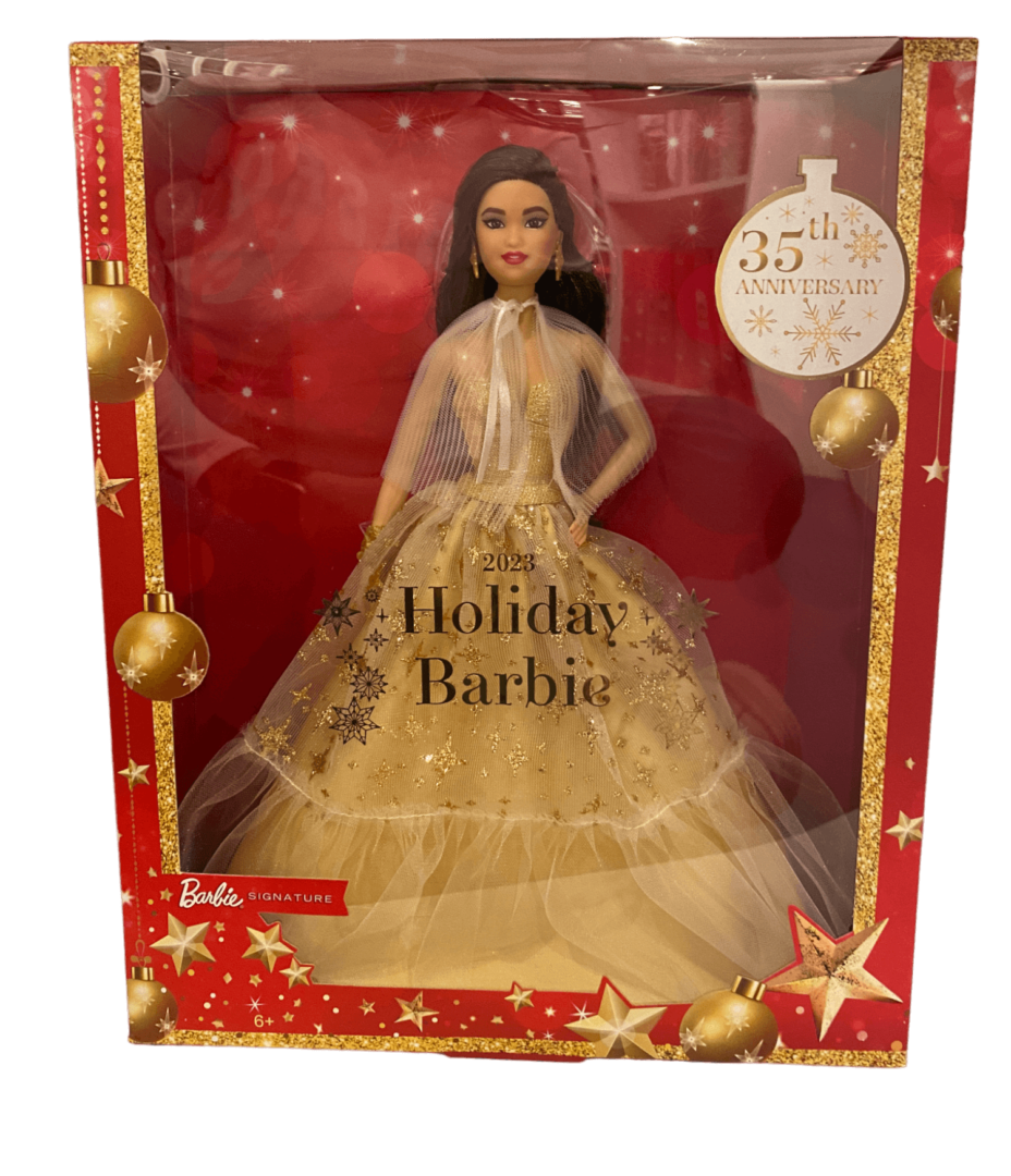 2023 holiday barbie asian