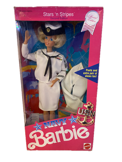 Stars and stripes navy barbie