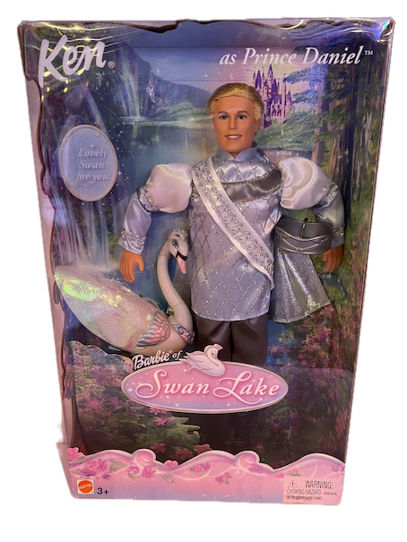 ken as prince daniel barbie of swan lake