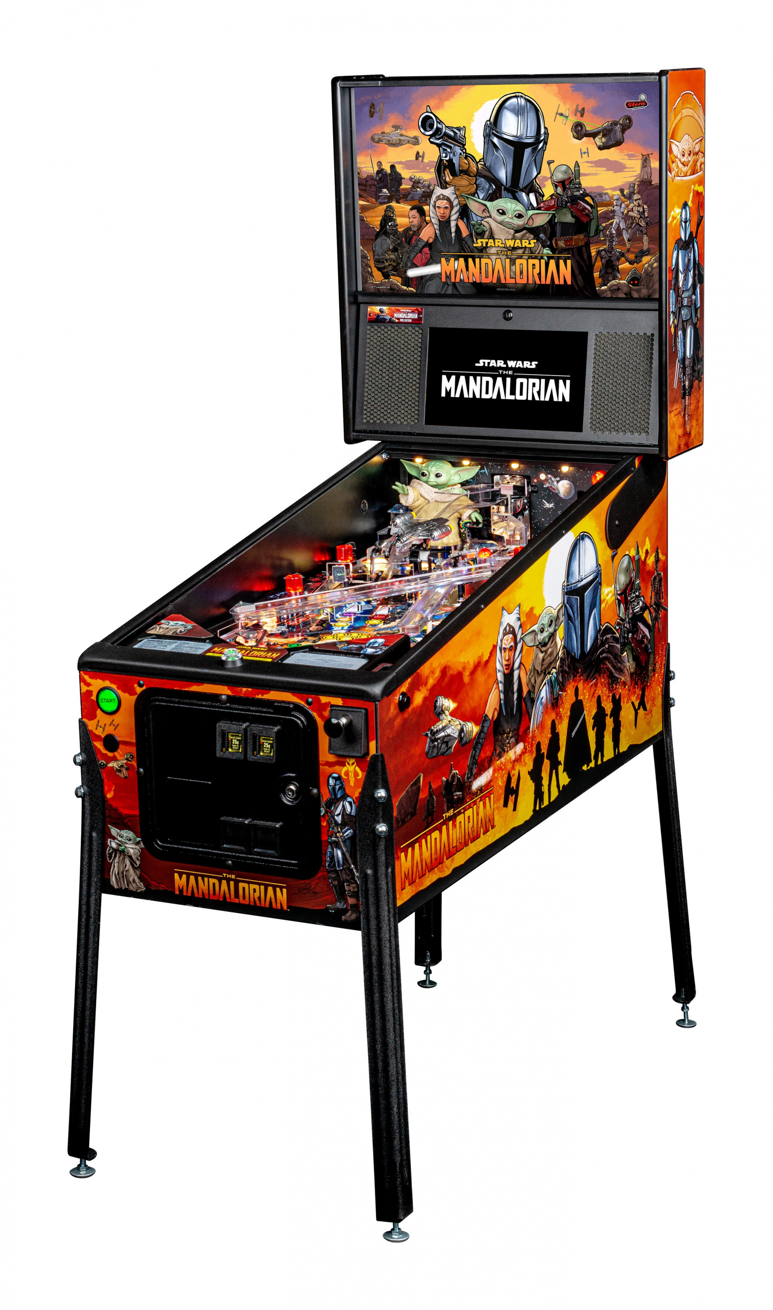 flipperkast star wars mandalorian pro edition pinball