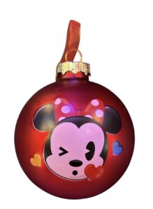 DN02005 - minnie kerstbal rood 14.95