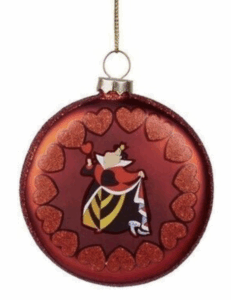 DN34012 - alice in wonderland hartenkoningin kerstornament