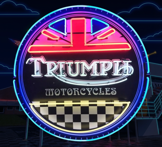 Neon verlichting Triumph