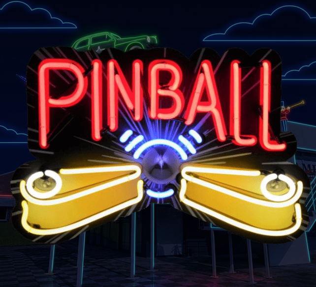 Neon verlichting pinball