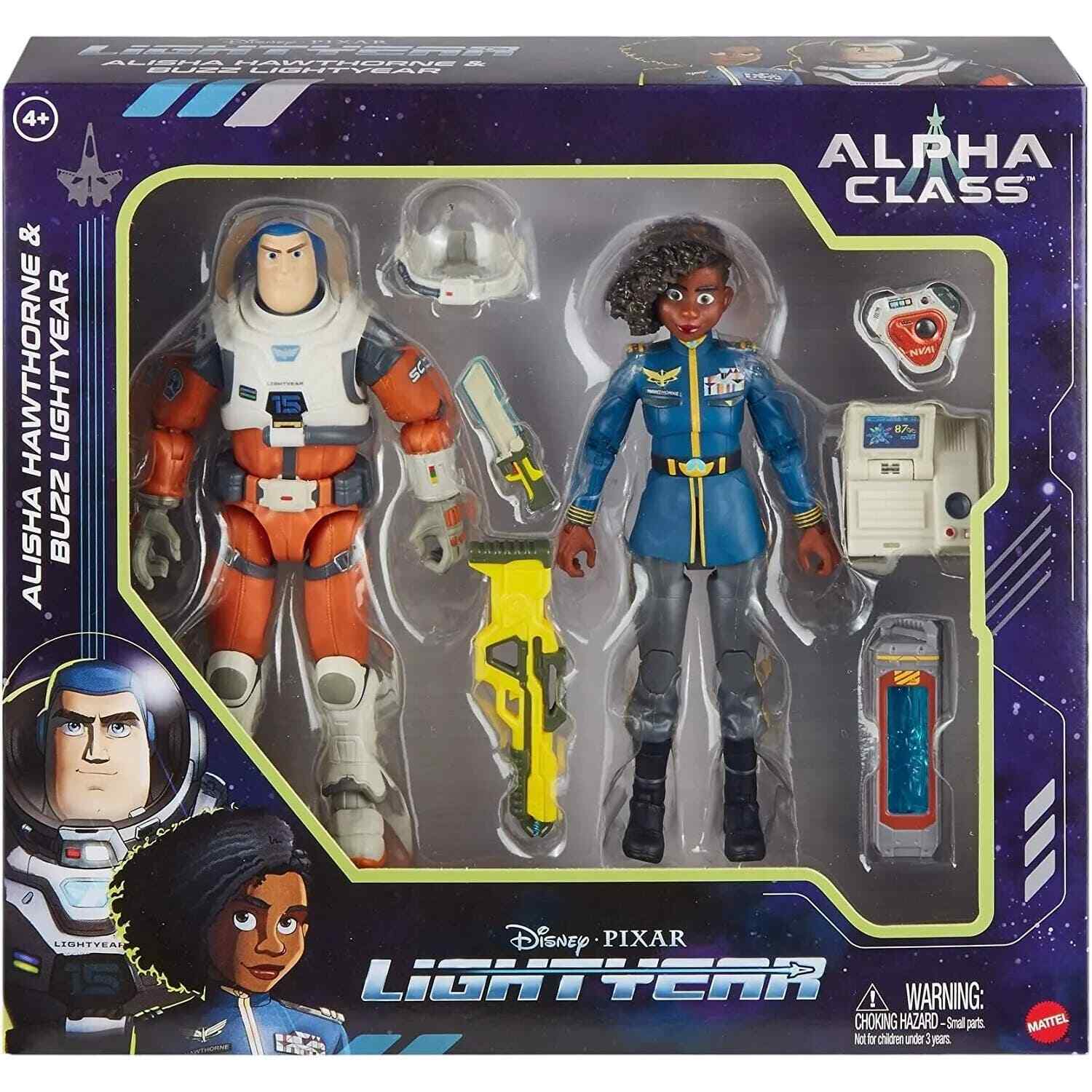 Alpha Class Alisha Hawthorne & Buzz Lightyear Action Figures - American ...